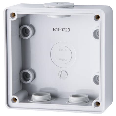 electrical box for narrow openings|shallow surface mount outlet box.